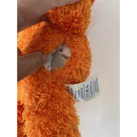 Build A Bear Pumpkin Glow Bear Jack O Lantern Halloween 17" Lights Tested Plush - Picture 3 of 5